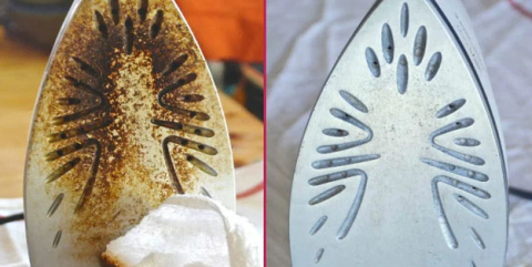 Tabanı yanmış ütüyü nasıl temizlerim?