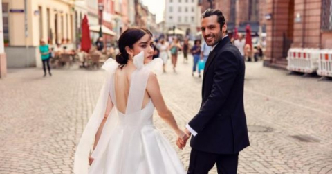 Özge Gürel'in nikah kombini  dudak uçuklattı!