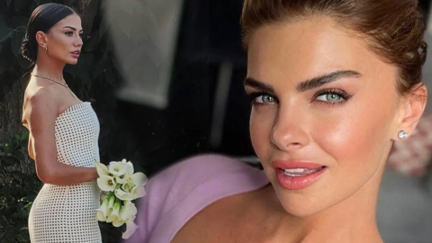 Pelin Karahan şıklığı gelin Demet Özdemir'i solladı! 