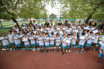 Yaz spor okullarında sezon sona erdi 