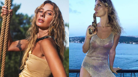 Tuba Ünsal bikinisi ile Instagram'ı salladı