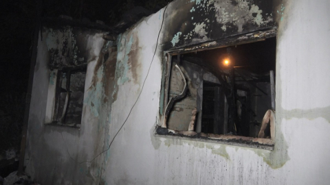 Bursa'da tüp bomba gibi patladı