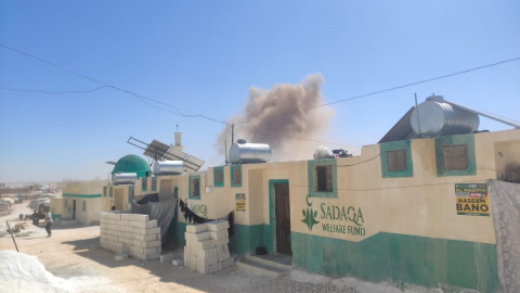 Suriye'de mülteci kampına hava saldırısı