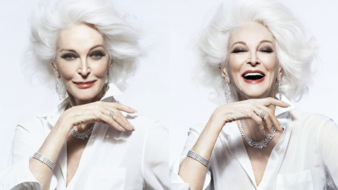 Dünyanın en yaşlı süper modeli