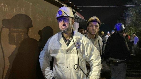 Hayatını kaybeden madencilerin  fotoğrafları