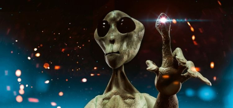 Devasa el iskeleti paniğe yol açtı