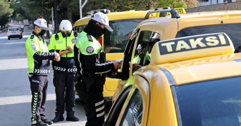 Taksilere sıkı denetim