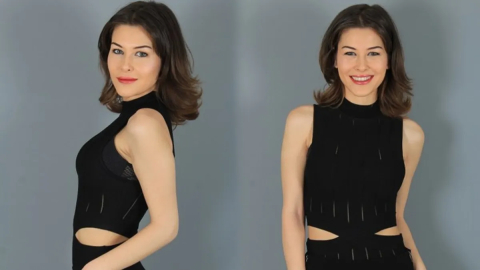 Herkesin önünde kocasını dövdü!