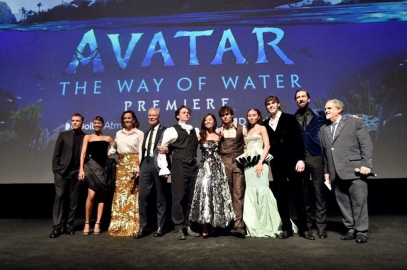 Avatar: Suyun Yolu ekibi Los Angeles galasında