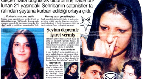 Türkiye’nin ilk satanist cinayetinde yeni ayrıntı!