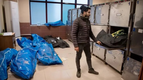 Kahramanmaraş’taki morgda yerde...