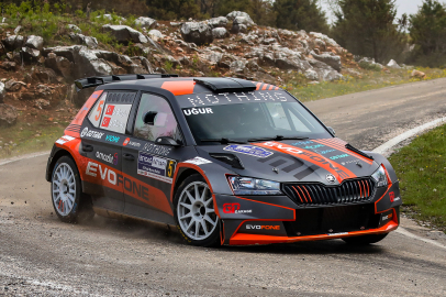 Bursa'da 2023 Türkiye Ralli Şampiyonası nefes kesti