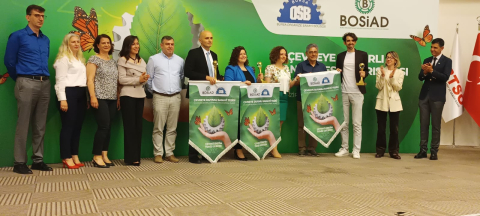 Çevreci firmaları BOSİAD ödüllendirdi