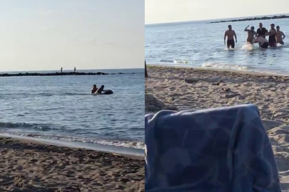 Serin sularda adam dövdüler!