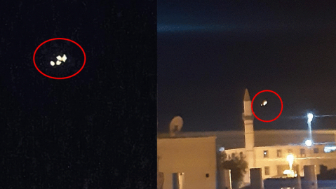 Gökyüzünde görüldü: Uzaylı istilası mı başlıyor?
