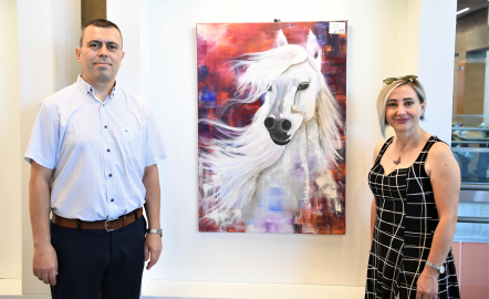 Resim sevgisi hobiden sergiye dönüştü