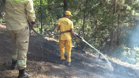 Bursa'da çıkan iki ayrı yangın da söndürüldü