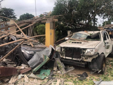 Havai fişek deposu patladı:  9 ölü, 115 yaralı