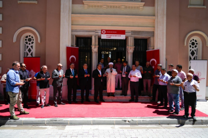 Balıkpazarı Camii ibadete açıldı