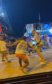 Almanya'dan tatile geldi, Alanya'da darp edildi