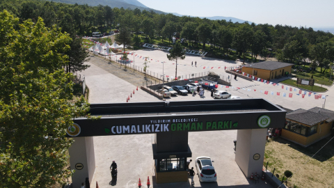 Cumalıkızık Orman Parkı'na yoğun ilgi