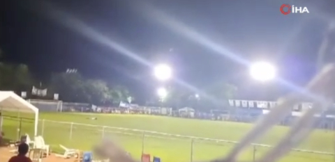 Futbol maçına silahlı saldırı