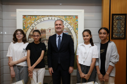 Başkan Taban başarılı öğrencilerle buluştu