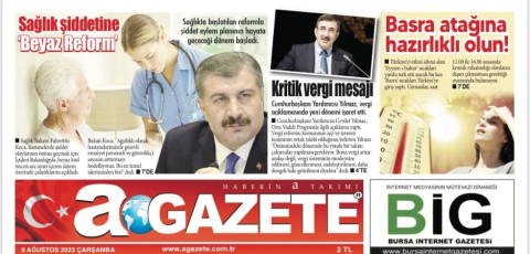 9 Ağustos 2023 Çarşamba gazete manşetleri
