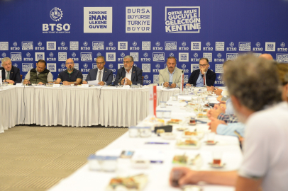 BTSO'da yeni dönemin ilk toplantısı yapıldı