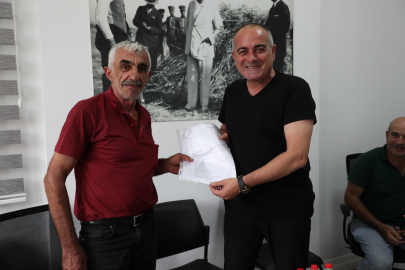 Çiftçinin sonuçlarını Başkan Sertaslan takdim etti