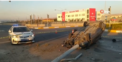 Korkunç kaza kameraya yansıdı