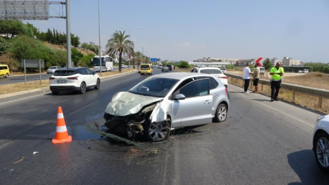 Burunları bile kanamadı!