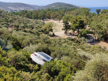 Şarampole yuvarlandı! 1 yaralı