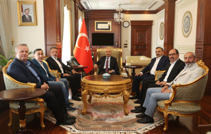 MÜSİAD'dan Demirtaş'a hayırlı olsun ziyareti