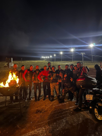 Zirveye taşınan motosiklet keyfi