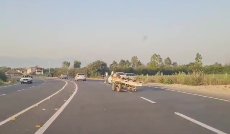 Tekerin peşinden giderken olanlar oldu