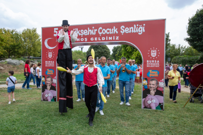 Çocuklar doyasıya eğlendi