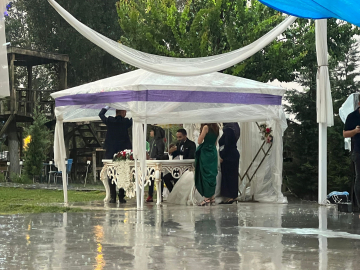 Sağanak, 'evet' demeye engel olamadı