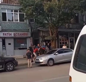 Bursa'da yumruklar havada uçuştu