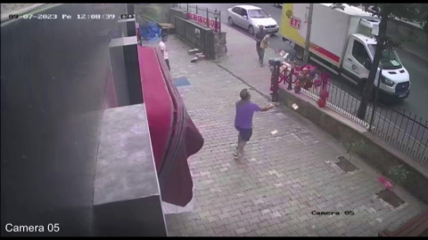 10 bin Euro'yu rüzgar uçurdu