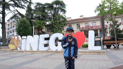 Minik zabıtaya İnegöl Belediyesi'nden görev