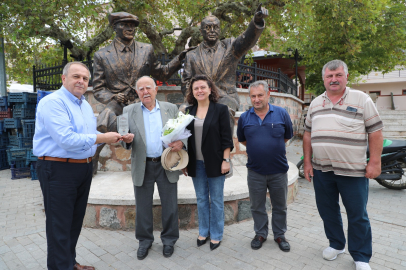 Gemlik'te zeytinliklerin emekçileri de unutulmadı