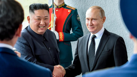 Kuzey Kore lideri zırhlı trenle geldi