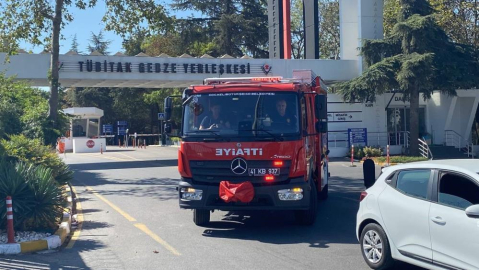 TÜBİTAK'ta yangın!