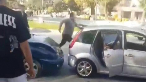 Kaza sonrası tekmeli bıçaklı kavga