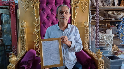 Zam isyanını pankartla duyurdu