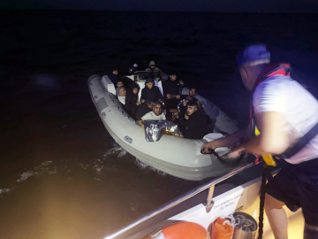 17 düzensiz göçmen kurtarıldı