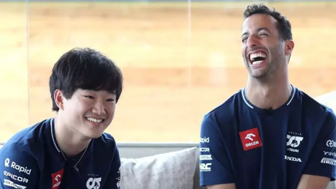 AlphaTauri'nin yeni sezon pilotları Tsunoda ve Ricciardo