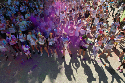 Botanik Park'ta renkli koşu festivali