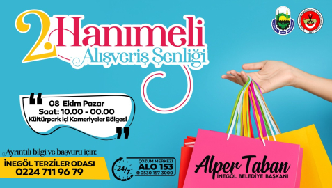 İnegöl'de şenliğe yağış ayarı